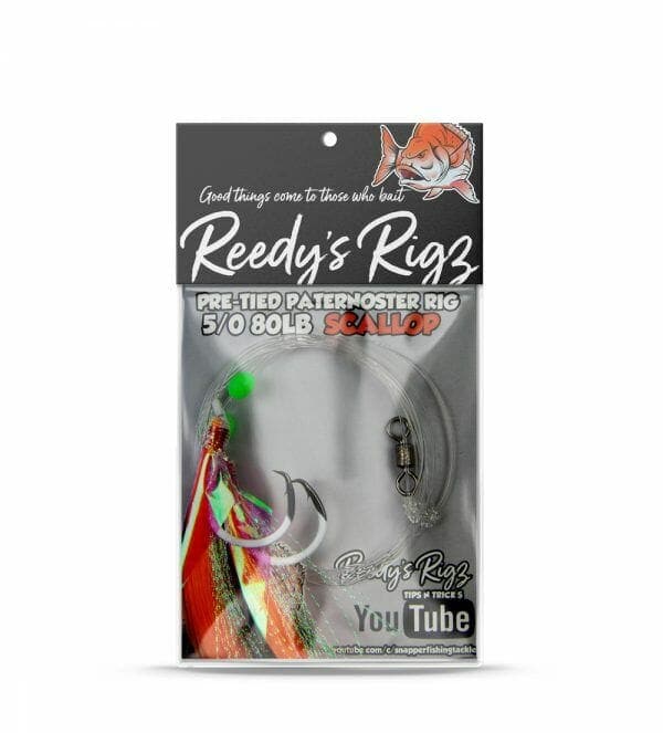 10x Reedy's Ultra Rig SuperLumo Snapper Rig Uv Size 6-0