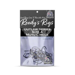 Reedy's Whiting Whisper Circle Hook Size 4 MUTU Japanese Steel 25 Per Pack