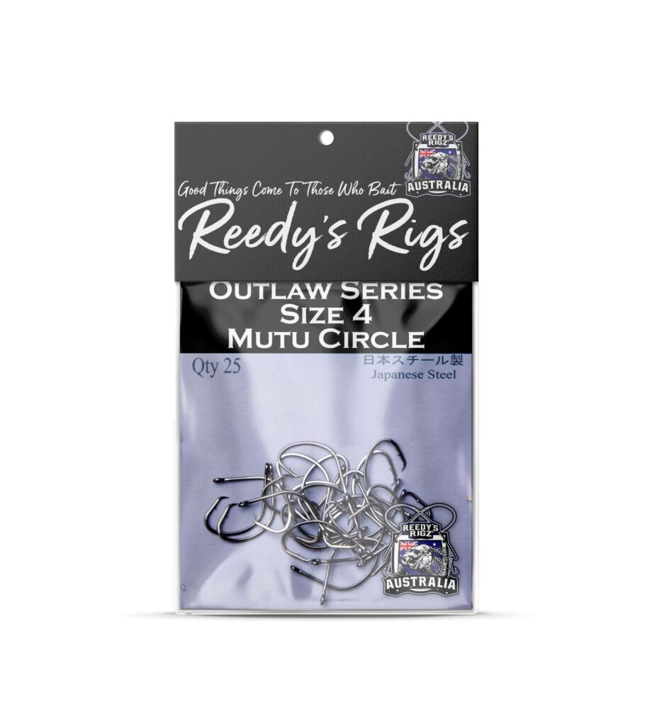 Reedy's Whiting Whisper Circle Hook Size 4 MUTU Japanese Steel 25 Per Pack