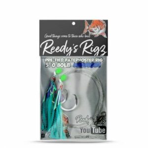 High-quality Paternoster Rig by Reedys Rigs with flasher lure and luminous hook