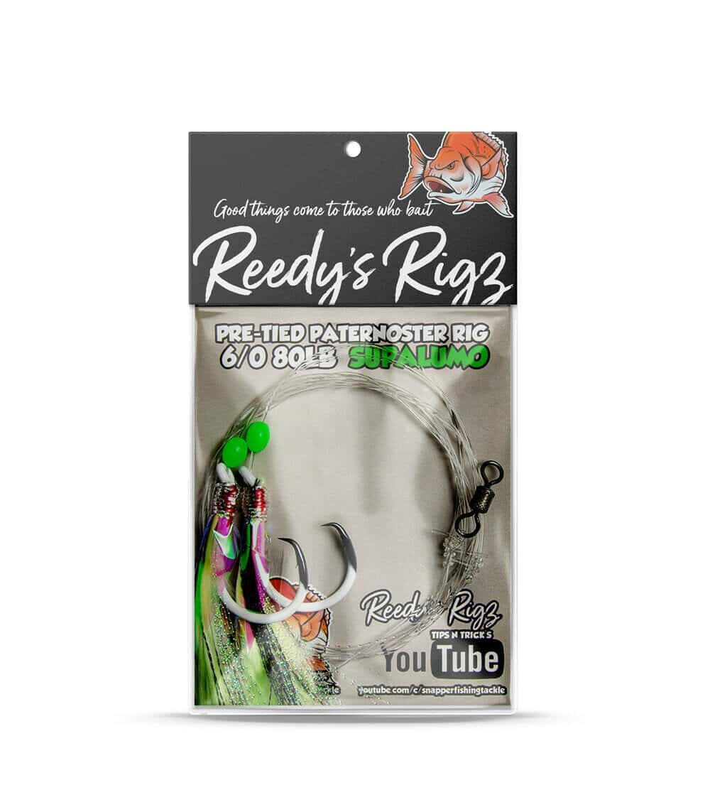 Best market-quality Paternoster Rig by Reedys Rigs with 80lb leader for snapper and other fish