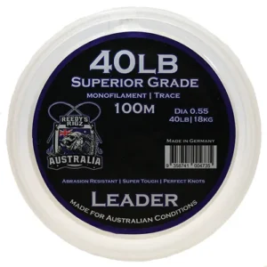 Premium Mono 100m Leader for Snapper – Tough, Reliable, Snapper-Ready