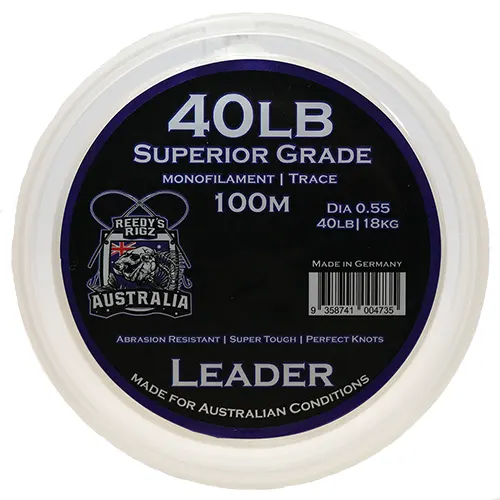 Premium Mono 100m Leader for Snapper – Tough, Reliable, Snapper-Ready