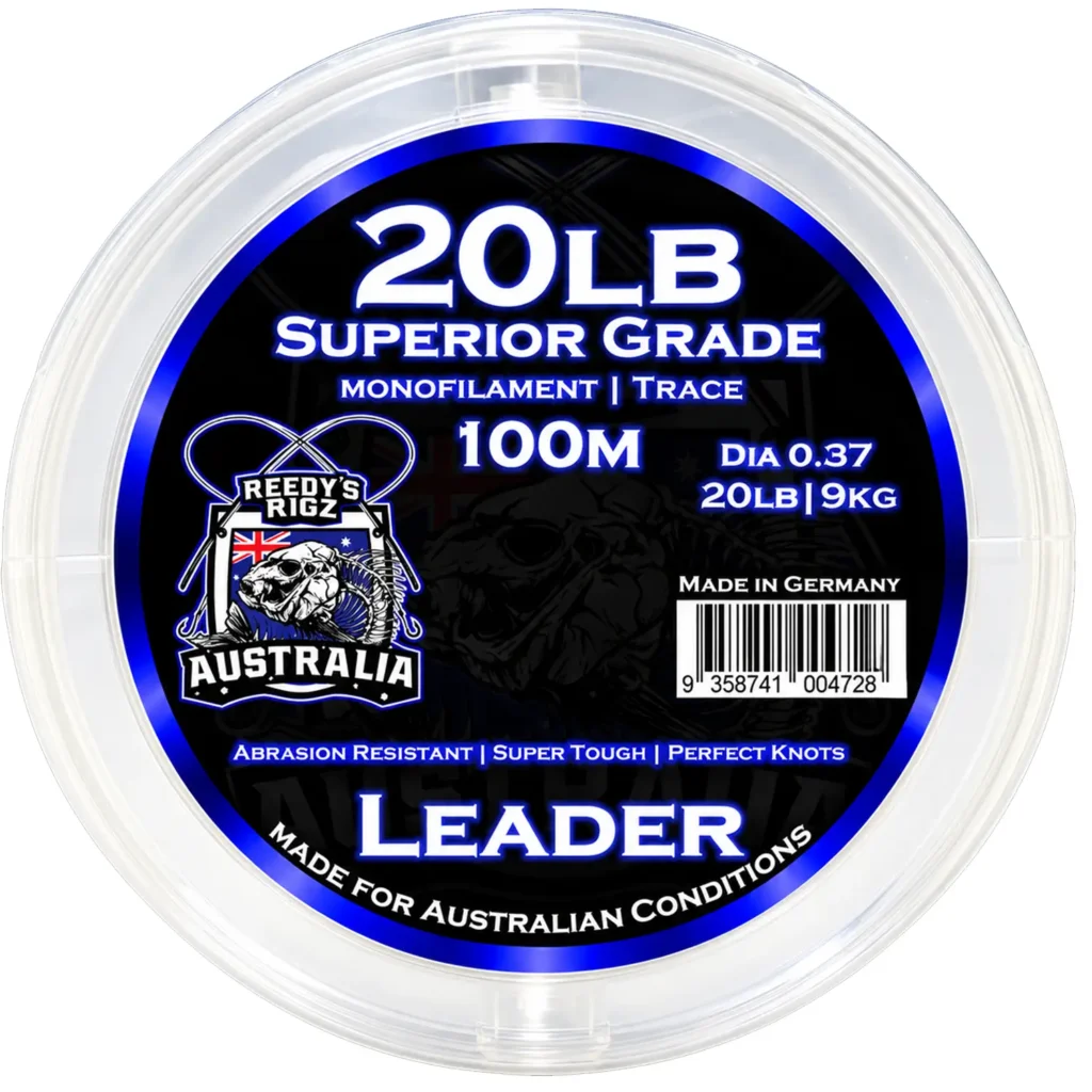 Reedy's Rigs 20lb monofilament fishing leader 100m
