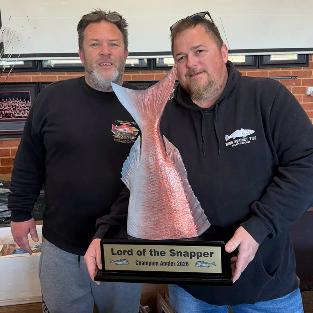 Ben O'Meara with his 83cm snapper, Lord of the Snapper champion 2026