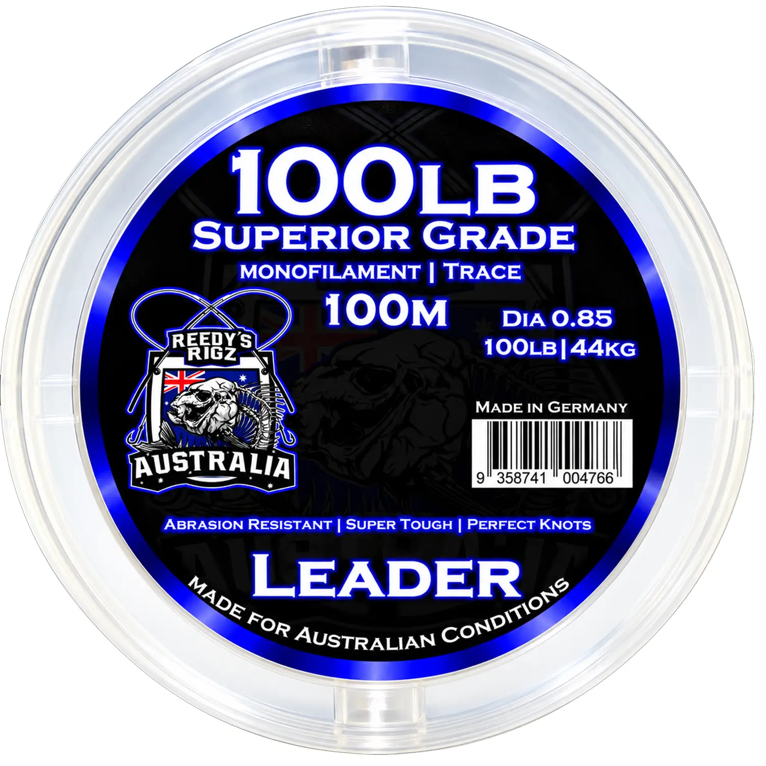 Reedy's Rigs 100lb monofilament fishing leader 100m