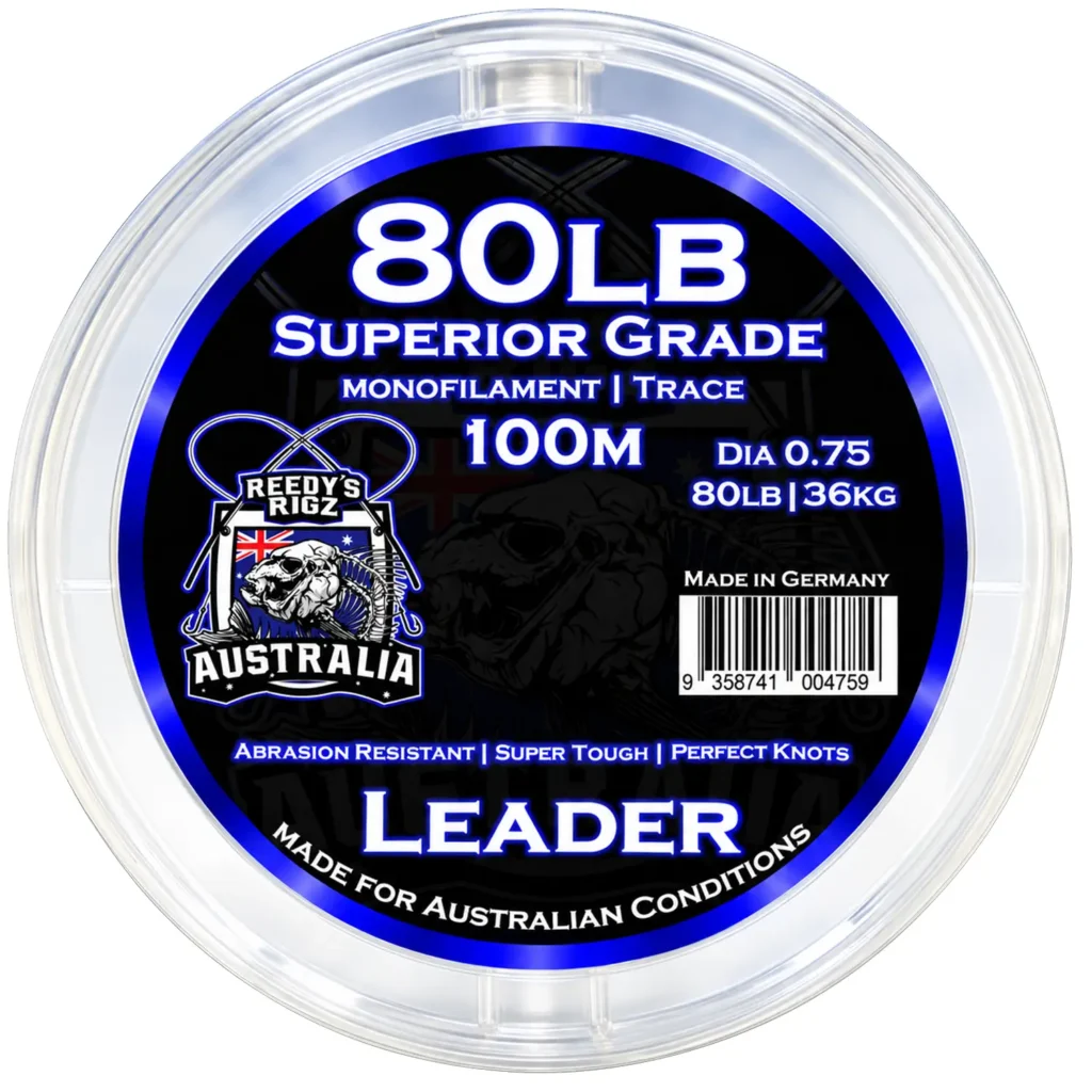 Reedy's Rigs 80b monofilament fishing leader 100m
